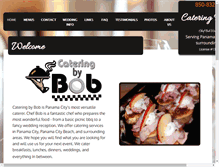 Tablet Screenshot of cateringbybob.com